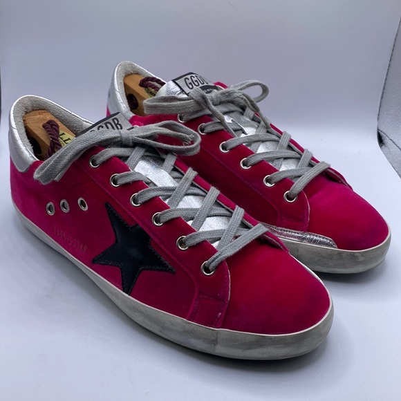 Golden Goose Shoes - NEW GG laces included - Golden Goose Superstar Sneakers Pink Velvet Size 39